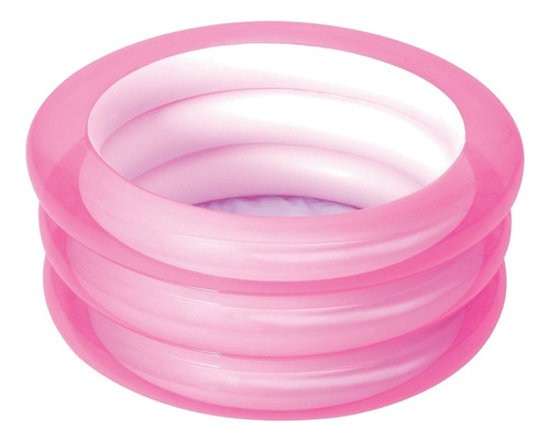 Imagen 1 de 2 de Alberca inflable redonda Bestway 51033 de 70cm x 30cm 43L rosa