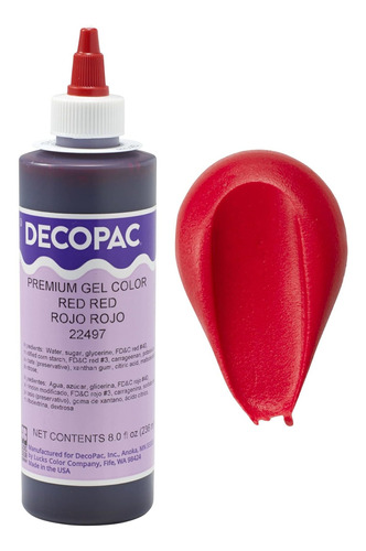 Decopac Colorante Comestible De Gel Premium Para Uso Con Cre