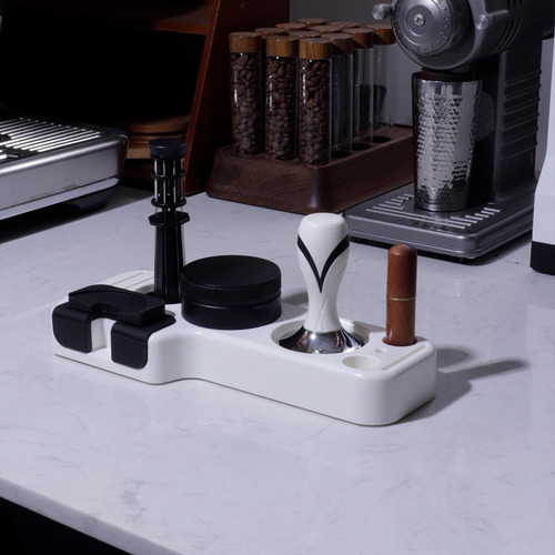 Espresso Tamping Station Coffee Tamper Station Coffee Blanco