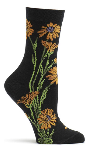 Ozone Womens Apothecary Florals Crew Sock, Calcetines Para M