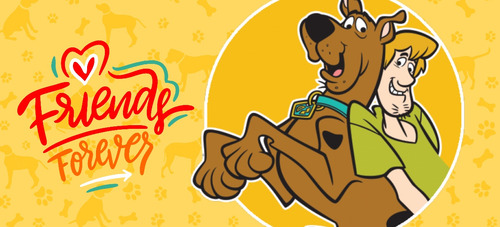 Taza Amigos Por Siempre Shaggy Y Scooby Doo, Friends Forever