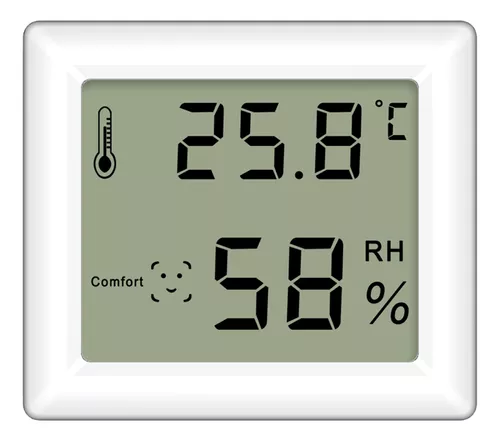 Ambiente Digital para Interiores | batería Medidor Humedad Ambiental |  Medidor Temperatura y Humedad para habitación bebé, Sala Estar, sótano