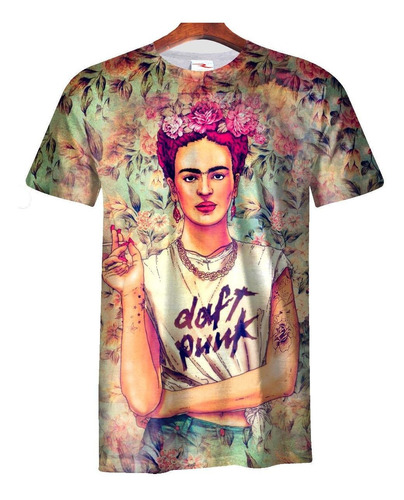 Remera Daft Punk Frida Kahlo Ranwey Cs383