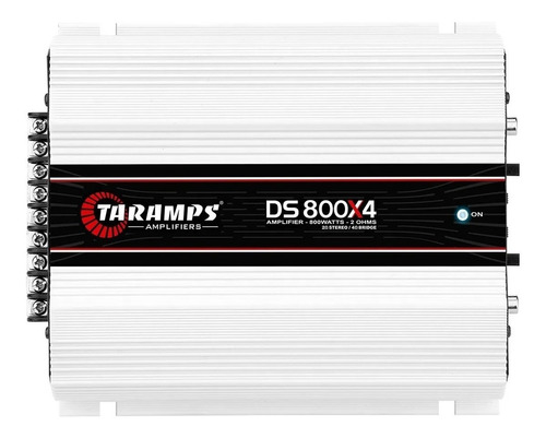 Módulo Taramps Ds800x4 Compact Ds 800w Rms 4 Canais 1 Ohm