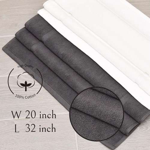 Alfombrillas De Baño Para Ducha O Bañera De Pacific Linens,