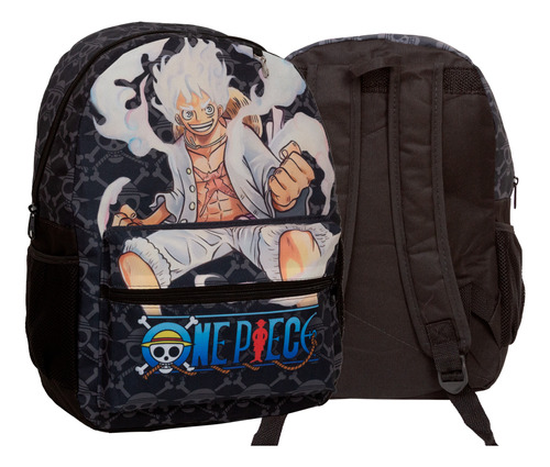 Mochila Escolar Menino One Piece Juvenil Alça Costa Passeio