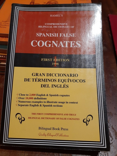 Spanish False Cognates.  Gran Diccionario De Términos Equivo