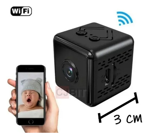 Cámara Mini Espía Wifi Full Microfono Seguridad