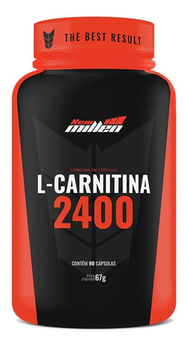 L-carnitina 2400mg - 90 Cápsulas - New Millen