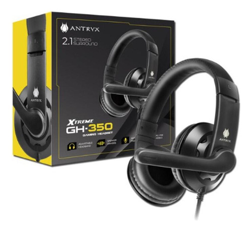 Audifono Con Microfono Antryx Xtreme Gh-350 Black, 2.1