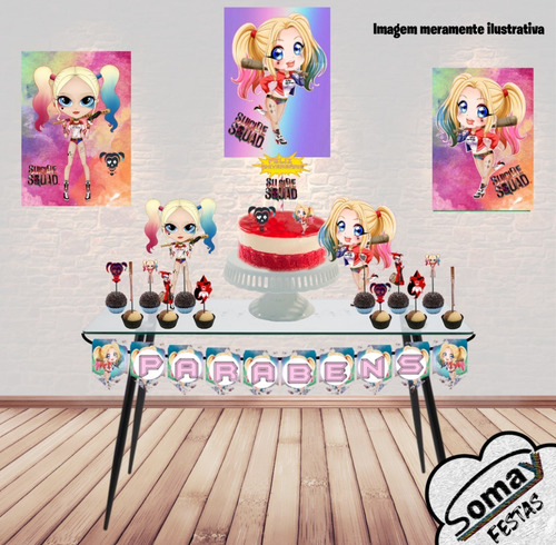 Kit Festa Alerquina Decoração Só Um Bolinho