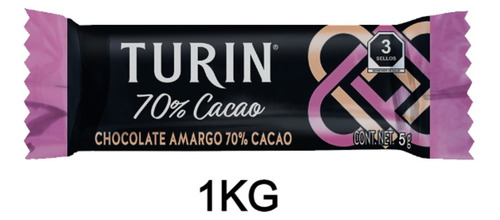 1 Kg De Turin 70% Cacao Auténtico A Granel