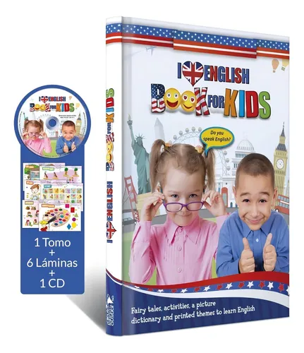 Libro: I Love English - Book For Kids - Inglés Para Niños