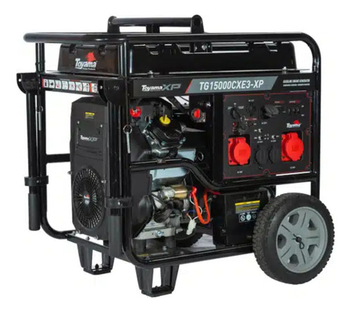 Gerador De Energia 17kva Gasolina 380v Tg15000cxe3-xp Toyama