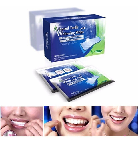 Tiras Blanqueadoras Dientes 3d (1 Caja Con 28 Und)