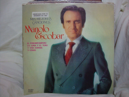 Vinilo Manolo Escobar Mis Mejores Canciones Dsd Es1