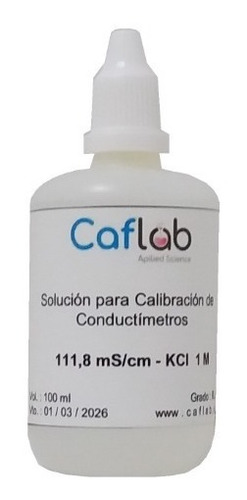 Solución Calib. De Conductímetros - 111,8 Ms/cm - 100 Ml -