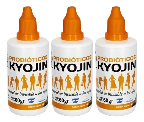 Pack 3 Kyojin Probiótico Tracto Gastro Intestinal X 60ml