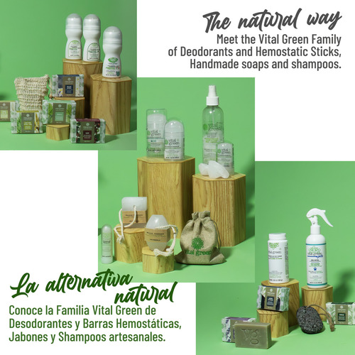 Vital Green Desodorante Natural Para Mascotas Alumbre 250ml