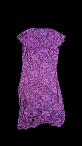 Vestido Casual Morado Talla Morado