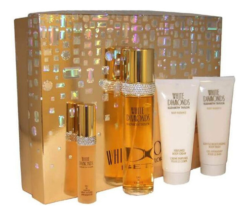 Set De Perfume Elizabeth Taylor White Diamonds Edt 100 Ml 4