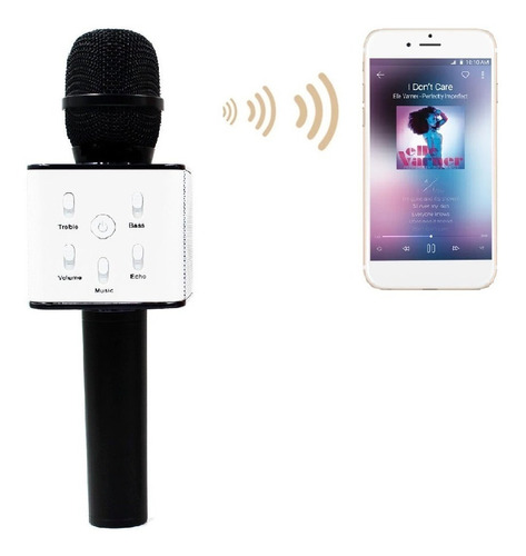 Micrófono Karaoke Bluetooth Inalámbrico + Parlante + Estuche