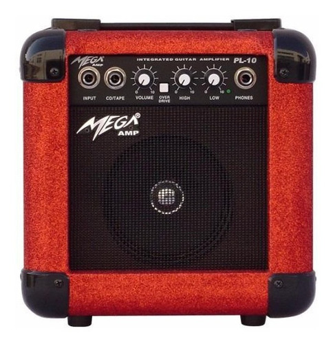 Amplificador Mega Pl10s 10w 2 Entradas Colores Brillantes