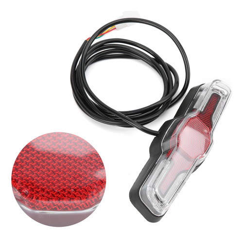 Ebike Trasera Trasera Eléctrica De 5 Led, Abs, 36 V/48 V/60