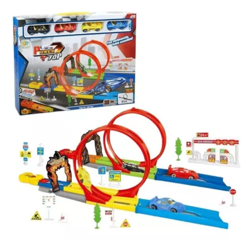 Carro de brinquedo pista crocodilo corrida loop corrida jogar brinquedos  para crianças de 360 graus de rotação puzzle pista lançador modelo  presentes de natal - AliExpress