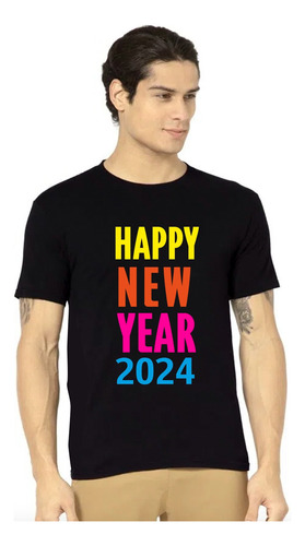 Playera Happy New Year Neon Fluo #felizañonuevo Vacaciones