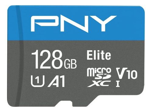 Pny Tarjeta De Memoria 128 Gb Flash Microsdhc Elite 