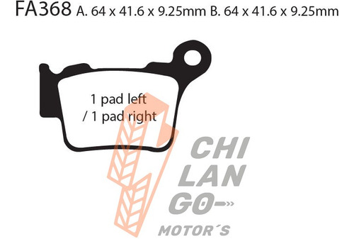 Balatas Ebc Tra. Husaberg Fe 570 09-12 Fa368