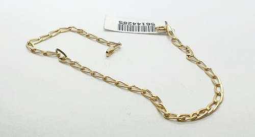 Pulseira Em Ouro 18k Elos 1,36g 0  