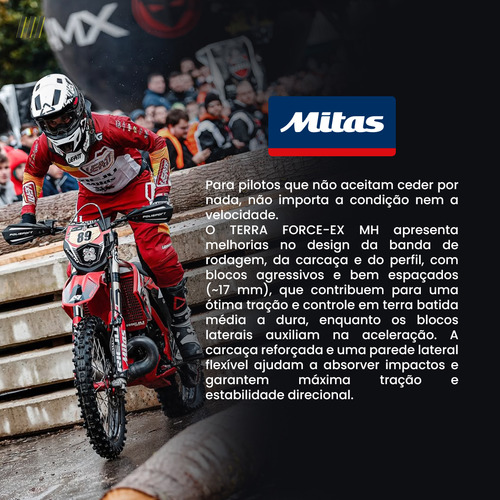 Pneu Dianteiro Mitas 90/100-21 Terra Force-ex Mh 57r Super
