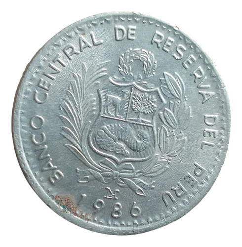 Moneda Perú 1 Inti 1986