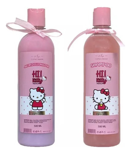 Kit Shampoo + Acondicionador Hello Kitty