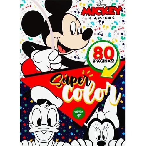 Libro Para Colorear Mickey Y Sus Amigos