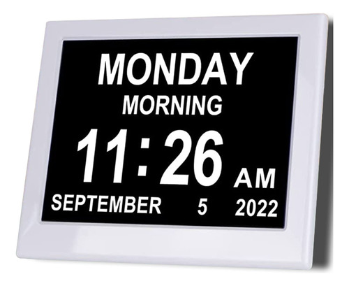 Kastiss Reloj Digital Con Calendario De Dia, Reloj Para Anci