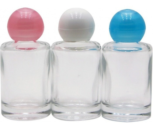 50 Mini Frasco De Perfume Com Tampa 10ml (lembrancinhas)