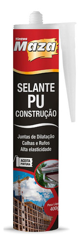 Selante Pu Construção Juntas De Dilatação Calhas Rufos 400g