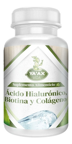 Ácido Hialurónico Biotina Y Colágeno 90 Capsulas 500 Mg Sabor Acido Hialuronico, Biotina, Colageno