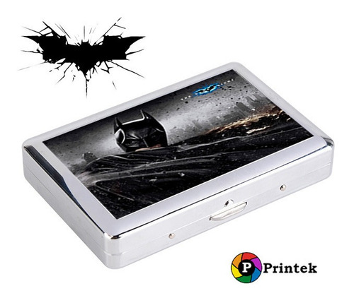 Cigarrera Metalica Batman Trilogia - Personalizada