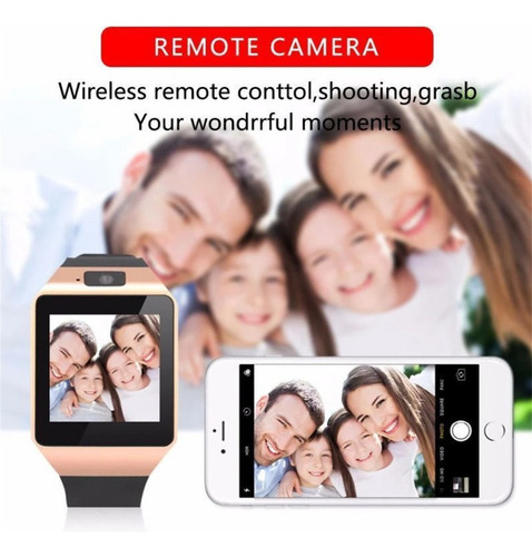 Smartwatch Com Cartão Sim/câmera Para Android/ios