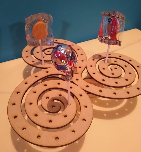 Imagen 9 de 10 de Kit Exhibidores Muebles Mesa De Dulces Candy Bar Cupcake Mdf