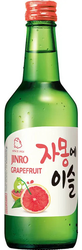 Soju Pink Grapefruit Toronja Licor De Arroz 360ml 2 Botellas