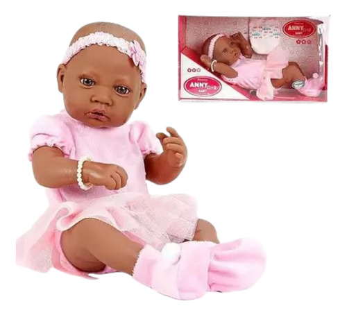 Muñeco Bebe Anny Doll Afro 2499