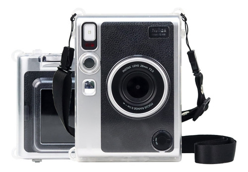 Funda De Cristal Con Correa Para Fujifilm Instax Mini Evo