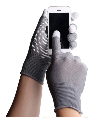 Gris Guantes De Ciclismo Delgado Antideslizante Pantalla Tác