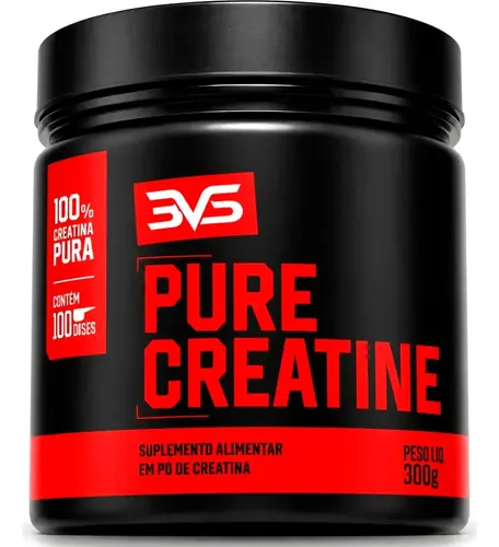 CREATINA MONOHIDRATADA 300g - 100% Pura - 3VS Nutrition