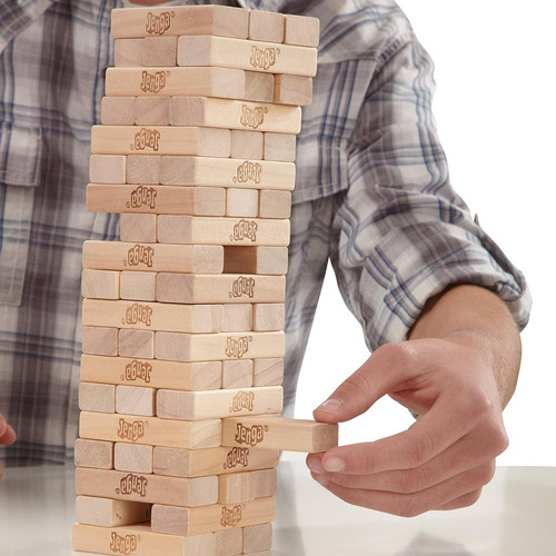 Jogo De Torre Jenga Clássico A2120 Hasbro